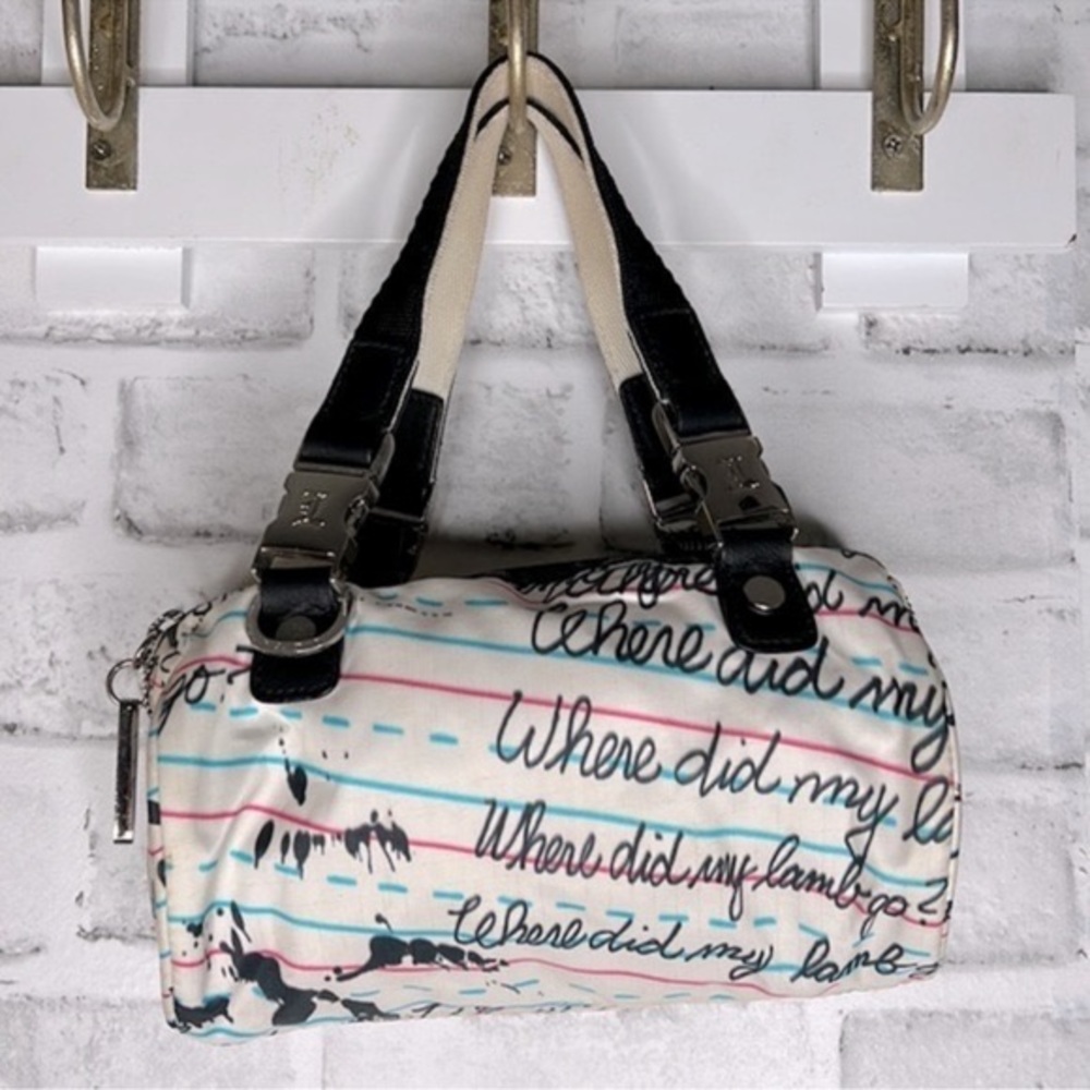 L.A.M.B Penmanship Barrel Bag Gwen Stefani Lesportsac Purse